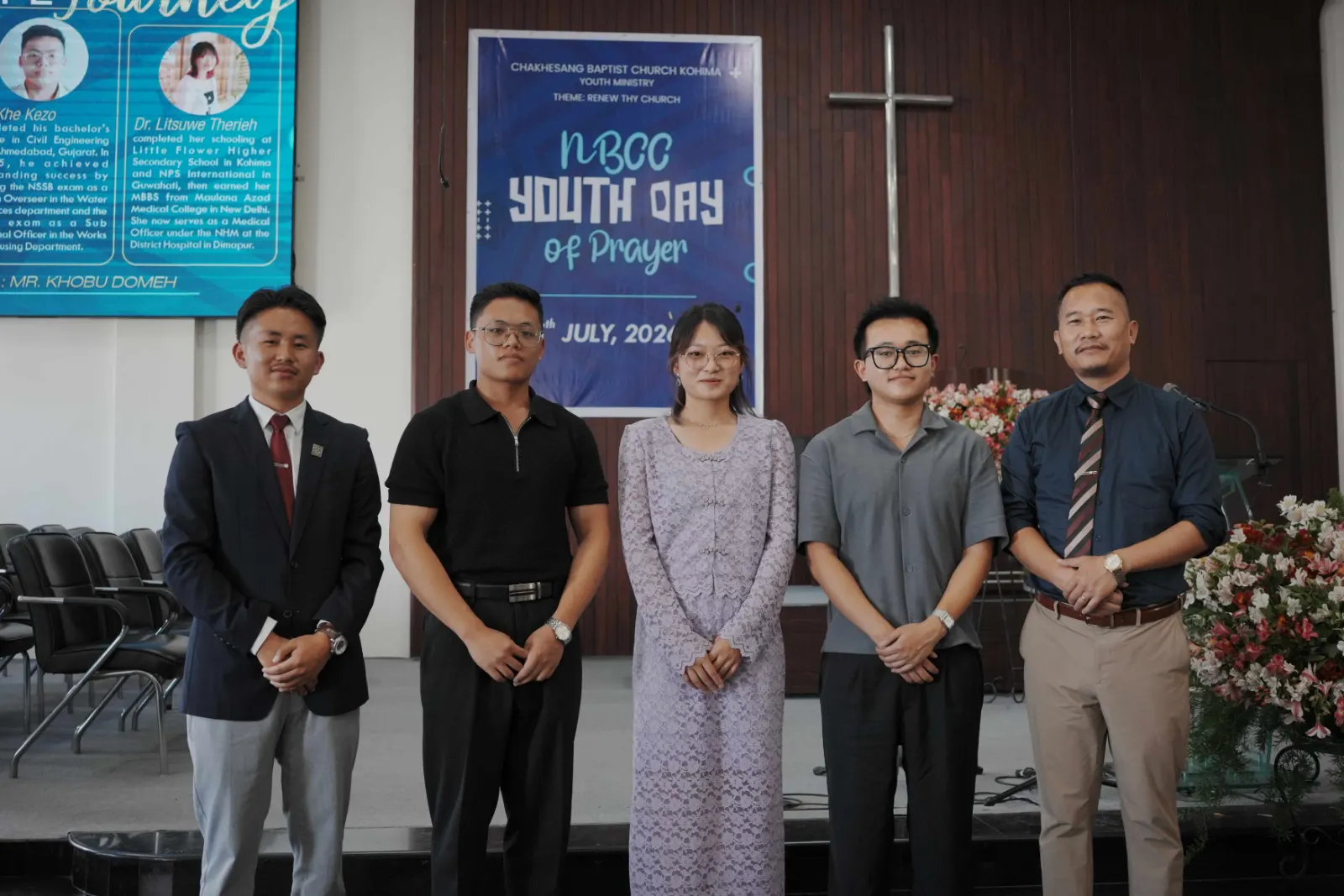 "My Life Journey"- Speaker: Mr. Duvutu Lea, Mr. Khe Kezo, Dr. Litsuwe Therieh 